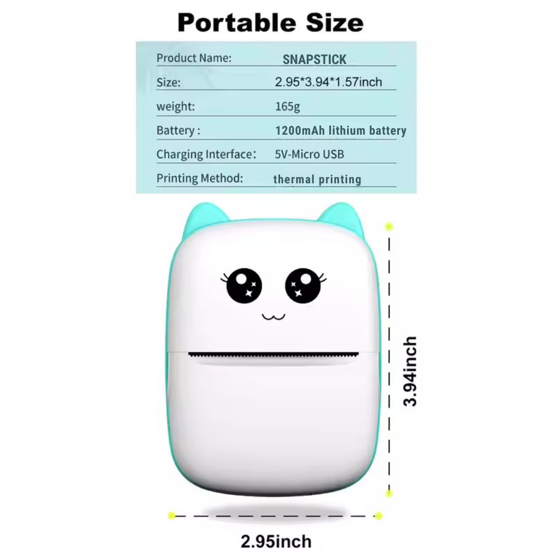 SnapStick Mini Thermal Printer